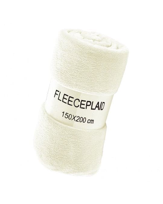 Flair Coral, Fleecedecke, Wollweiss
