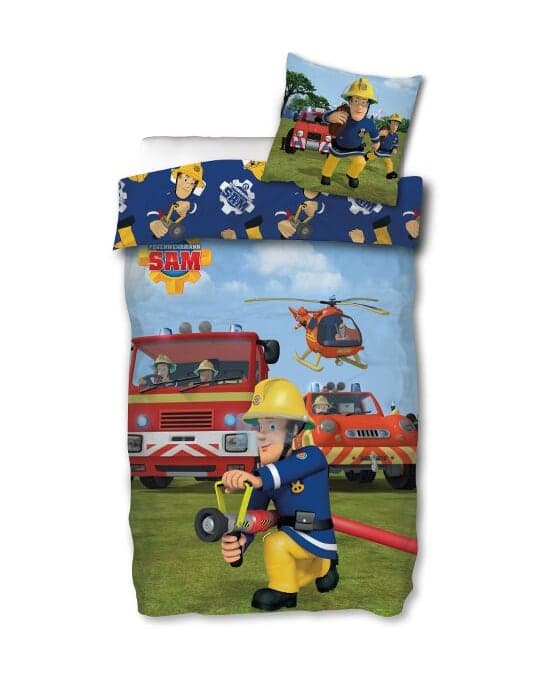 SkyBrands Feuerwehr Sam, Kinderbettwäsche, Bunt