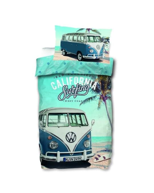 SkyBrands VW Surf, Kinderbettwäsche, Bunt