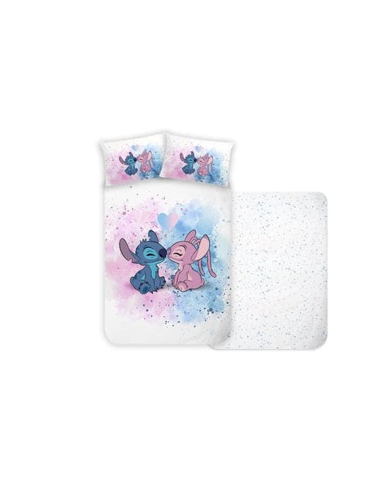Disney Stitch Love, Kinderbettwäsche, Bunt
