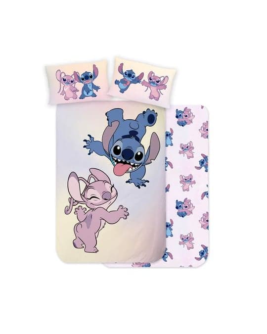 Disney Stitch Play, Kinderbettwäsche, Bunt