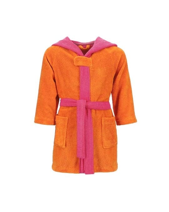 Vossen Bixie, Kinderbademantel, Electric orange